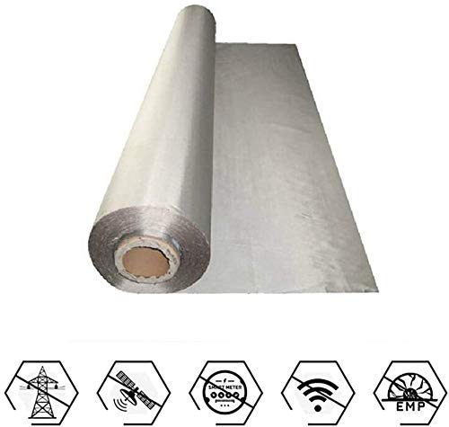 PHBSF Faraday tela de tierra, EMF RFID EMI RF, blindaje para teléfono celular/WiFi/Bluetooth de grado militar DIY (tamaño: 2 x 1 m)