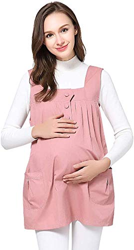 PHBSF Ropa antiradiación para embarazo, suelta y cómoda, se puede llevar en el interior y en el exterior, lavable (tamaño mediano).
