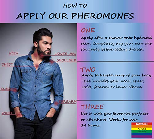 PheroCode MSM 1.5ml 100% Feromona para Hombres Gay Colonia Atrayente Masculino Sin Perfume