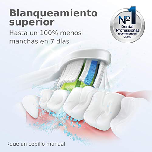 Philips HX6068 Accesorio para el cepillo de dientes eléctrico, Blanco, Pack de 8