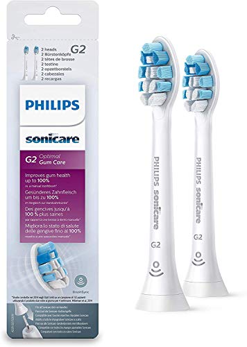 Philips HX9032/10 - Pack con 2 cabezales para cuidado de las encías para cepillos Sonicare
