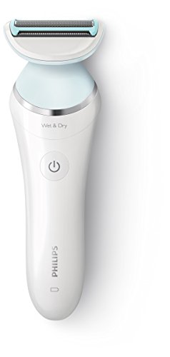 Philips SatinShave Advanced Afeitadora eléctrica en seco y húmedo BRL130/00 - Depiladora femenina (Azul, Blanco, Li-Ion, 8 V, 8 h, 60 min)