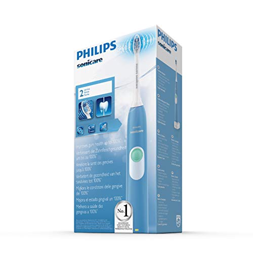 Philips Sonicare 2 Series gum health Cepillo dental eléctrico sónico HX6231/12 - Cepillo de dientes eléctrico (Batería, Integrado, Níquel-metal hidruro (NiMH), 110-220 V, 1 pieza(s), 1 pieza(s))