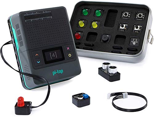 pi-top [4] Ordenador con Raspberry Pi 4: más de 100 horas de proyectos de programación, aprendizaje STEM, compatible con LEGO