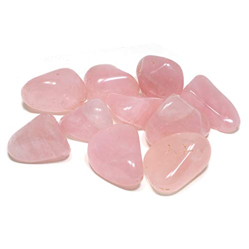 Rosa ROSENICE 9-12MM Cristal de cuarzo rosa áspero pulido piedra natural para manualidades de bricolaje 50g
