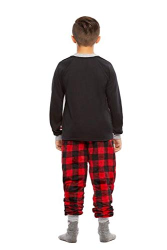 Pijama Familiar de Navidad Invierno Dos Piezas Pantalon y Camiseta Conjunto Mama Papa y Bebe Ropa Igual para Toda la Familia Sleepwear Traje de Domir Nightwear Sleepsuit Pijamas Navideños Familiares