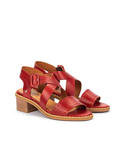 PIKOLINOS Sandalia tacón de Piel BLANES W3H