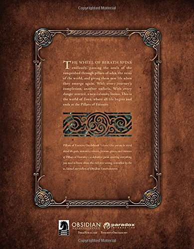 Pillars Of Eternity Guidebook Volume One: 1 (Obsidian Entertainment)