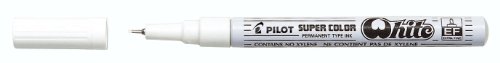 Pilot 420101250L - Rotulador de punta fina blanco (trazo extra fino)