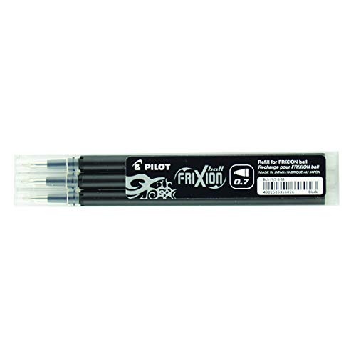 Pilot BLS-FR7-B-S3 - Recambio Frixion, color negro, medio