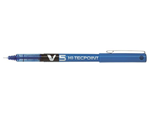 Pilot V5 Needlepoint - Rotulador de tinta líquida (3 unidades), color azul