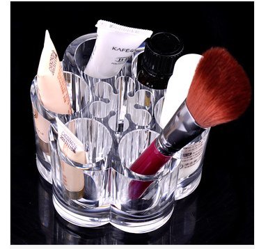 Pincel de maquillaje de acrílico de pie Box titular de pintalabios organizador cosmética pantalla cosmética de la marca MyBeautyworld24
