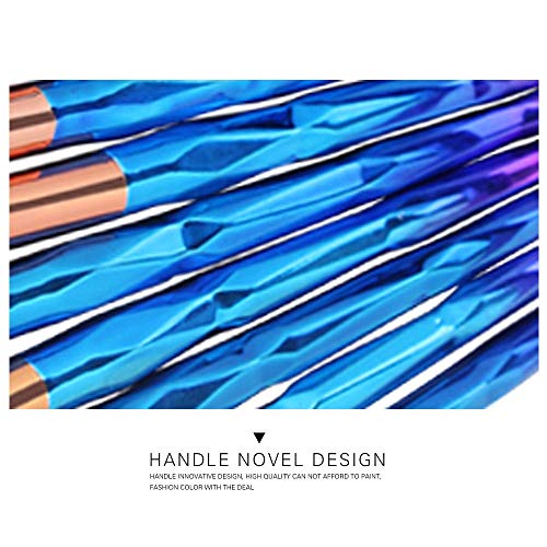 Pinceles de Maquillaje de Unicornio, Set de 20 Pinceles de Maquillaje Profesional, maquillaje cepillo kit cepillo Eyebrow Eyeliner Blush Cosmetic,Conjunto de pinceles de maquillaje