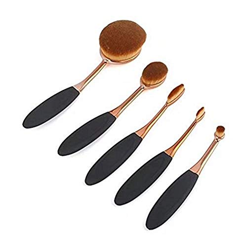 pinceles maquillaje brochas maquillaje Cepillo de dientes 5pcs Estilo cepillo de cejas Oval cepillo cosméticos cosméticos de belleza maquillaje herramientas se aplican para maquillaje