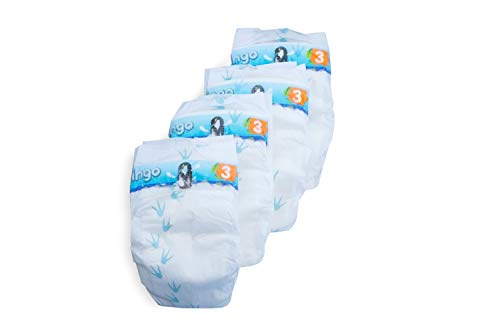 Pingo - Pañales Talla 3 Midi - 2 paquetes de 44 unidades- 4-9 kg -Pañales para bebé - Anti-alergénicos sin perfume - Máxima Absorción - Pañales ecológicos - Pieles sensibles - Color Blanco