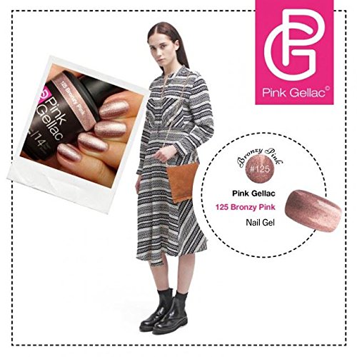 Pink Gellac Bronzy Pink 15ml Gel Nail Polish by Pink Gellac