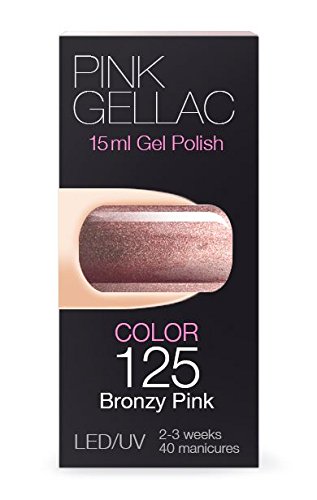 Pink Gellac Bronzy Pink 15ml Gel Nail Polish by Pink Gellac