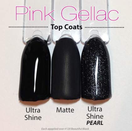 Pink Gellac MATTE Gel Top Coat UV / LED (15ml / 0.5 fl oz) by Pink Gellac