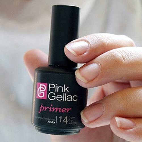 Pink Gellac Primer for Gel Polish Adhesion (15ml / 0.5 fl oz) by Pink Gellac