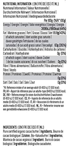 PINK SUN Manteca de Cacao Organica 1kg Bio (o 500g) Pura Sin Refinar Alimentaria Gotas Comestible Sin Gluten Sin Azúcar Añadido Sin Lácteos Vegetariano Vegano Organic Cacao Butter Perú 1000g Bulk