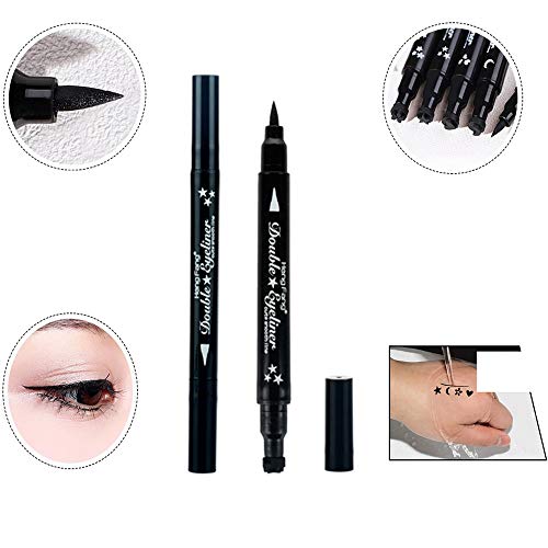 Pinkiou Eyeliner con sello de maquillaje para la pintura de la cara del cuerpo (en forma de corazón)