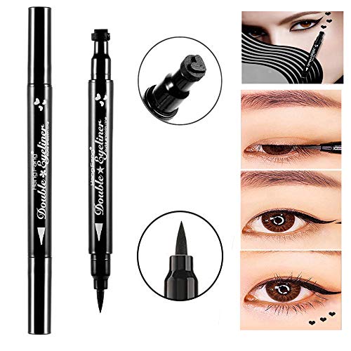 Pinkiou Eyeliner con sello de maquillaje para la pintura de la cara del cuerpo (en forma de corazón)