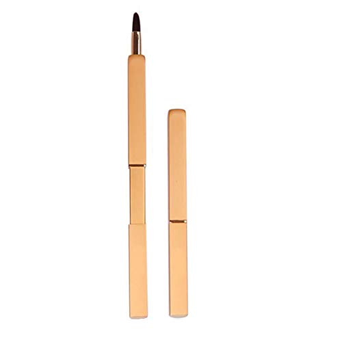 Pinkiou Eyeliner lápiz con sello impermeable doble cara larga duradera sello maquillaje Eyeliner herramienta (oro)