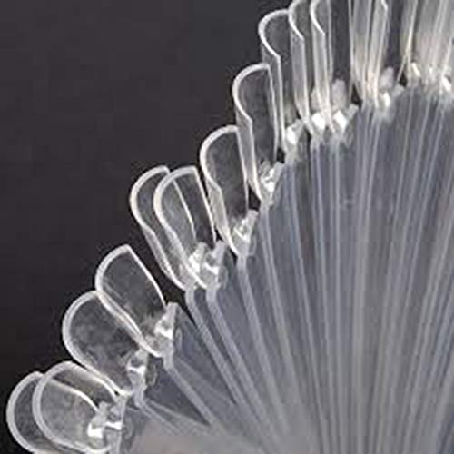 Pinkiou Nail Color Palette Clavos Polaco Color Tarjeta Nail Art Herramientas Nail Color Display Set Para Nail Design (Transparent)