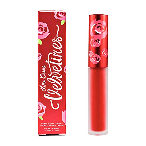 Pintalabios líquido Velvetines de Lime Crime, color red velvet