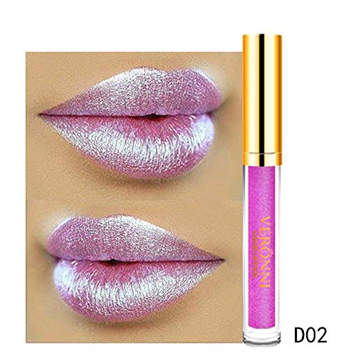 Pintalabios mate larga duracion,MOMOXI 10 Color Mujer Glitter Glitter Lápiz labial Flip Pull Mate Perla Brillo de labios Clu 2019 Moda Menos 5€ Lápiz labial Lustre Sexy Líquido Hidratante Profesional