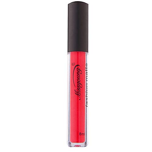Pintalabios mate larga duracion,MOMOXI MISSYOUNG Lápiz labial líquido Hidratante Velvet Lápiz labial Cosmética Belleza Maquillaje 2019 Menos 5€ Lápiz labial Lustre Sexy Líquido Hidratante Profesional