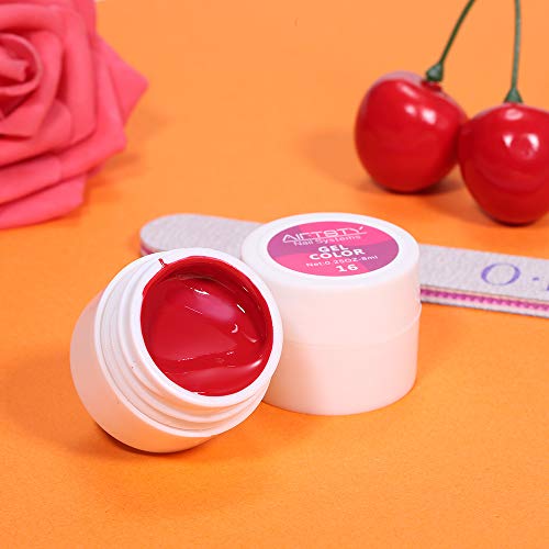 Pintauñas gel,Anself 5ml Gel Uñas 36 colores del Esmalte de Uñas UV/Lámpara Led Gel de uñas Kit de herramientas de esmalte