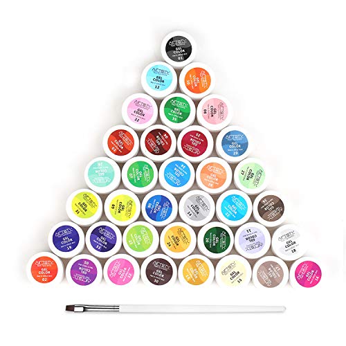 Pintauñas gel,Anself 5ml Gel Uñas 36 colores del Esmalte de Uñas UV/Lámpara Led Gel de uñas Kit de herramientas de esmalte
