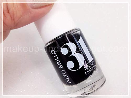 Pintauñas negro alto brillo