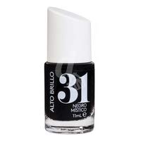 Pintauñas negro alto brillo