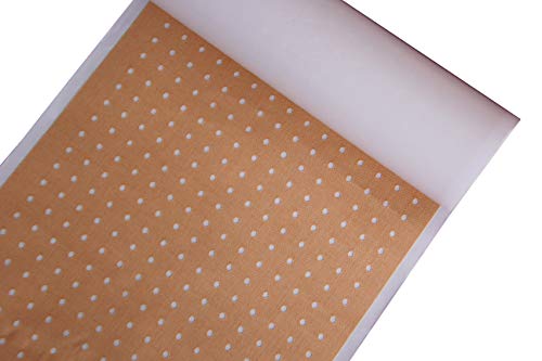 PintoMed Esparadrapo de tela perforado con adhesivo de oxido de zinc, hipoalergenico con orificios de 3 mm. Apósito para heridas Se corta fácilmente. Color Piel. Rollo: 18 cm x 5 m.