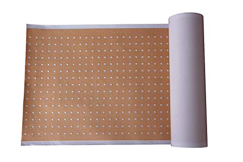 PintoMed Esparadrapo de tela perforado con adhesivo de oxido de zinc, hipoalergenico con orificios de 3 mm. Apósito para heridas Se corta fácilmente. Color Piel. Rollo: 18 cm x 5 m.