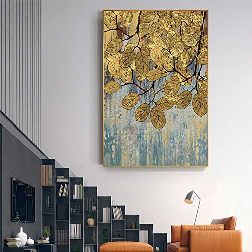 Pintura abstracta sobre lienzo Impresión de póster Pasillo grande Imagen de arte de pared Pasillo de sala de estar 30x45cm