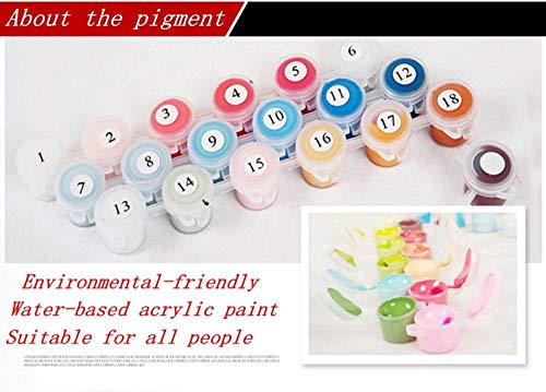 Pintura digital color talk DIY pintura al óleo kit de numeración Decoración navideña regalo en el puerto de Venecia Pintura DIY pintura colgante pintura decorativa