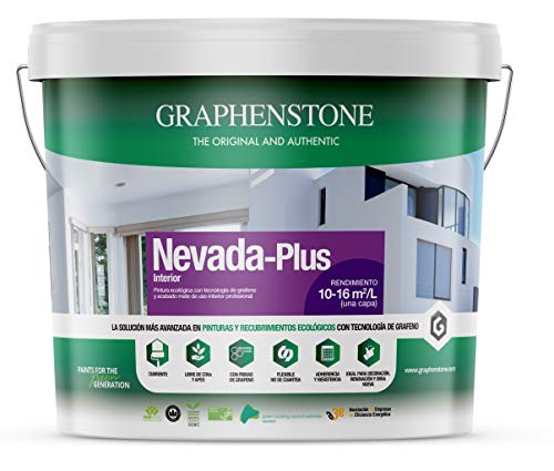 Pintura Ecológica Altas prestaciones Graphenstone Nevada Plus (15 litros)