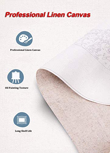 Pintura Pintura Por Números Para Adultos, Kits De Pintura Por Números Para Niños Principiantes En Lienzo, Francia, Valence, Castillo 40x50cm