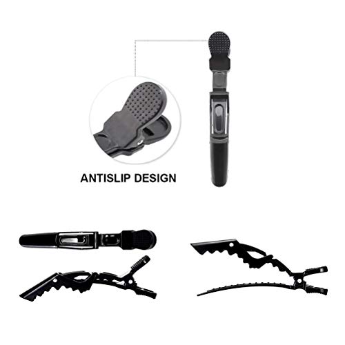 Pinzas Peluqueria 15PCS Clips Pinzas de Pelo, Alligator Clips Pinzas de Pelo Fuerte y Antideslizante para Moldeador y Rizador de Pelo, para Marcar, Peinar, Planchar el Pelo, de YANSHON