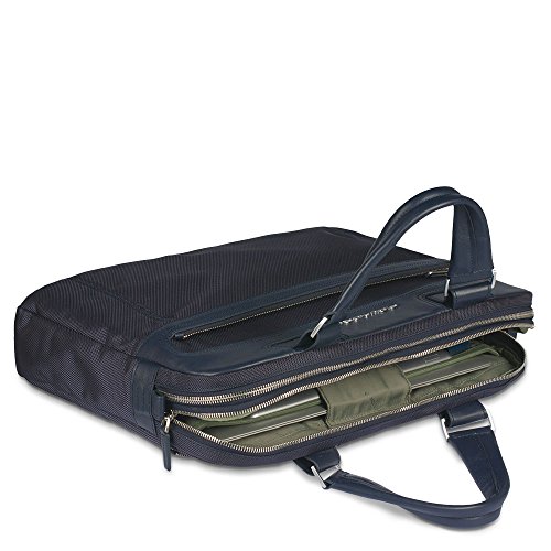 Piquadro - Maletín para hombre, color marrón, talla 38 cm