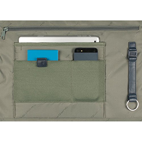 Piquadro - Maletín para hombre, color marrón, talla 38 cm