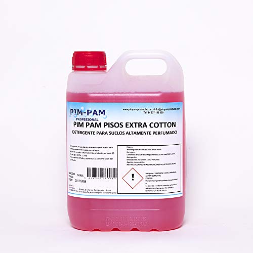 Pisos Extra Cotton: Detergente para Suelos y Superficies muy Perfumado 5L
