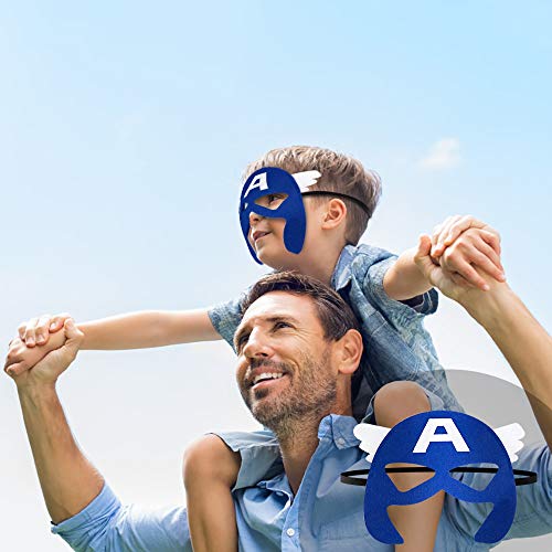 Pitaya Máscaras de Superhéroe, Juguetes para Niños y Niñas , Máscaras para Niños, Kit de Valor de Cosplay de diseño de Fiesta de cumpleaños de Navidad-36Piezas