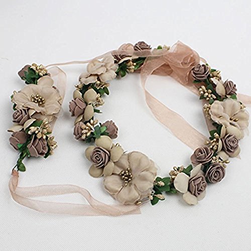 Pixnor Flor corona diadema corona Floral Garland de la mujer niña
