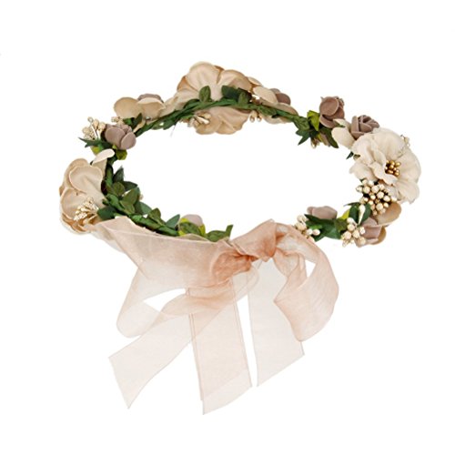 Pixnor Flor corona diadema corona Floral Garland de la mujer niña