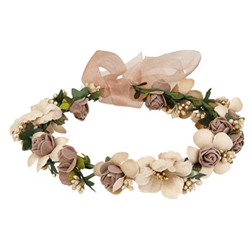 Pixnor Flor corona diadema corona Floral Garland de la mujer niña