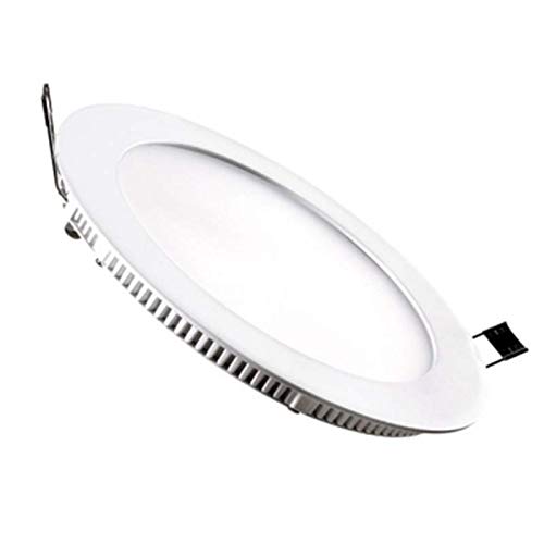 Placa LED 20W Circular SuperSlim (Pack 5) Panel Downlight LED Empotrado Φ225mm Blanco Frío 6000k-6500k 1800 Lúmenes ONSSI LED